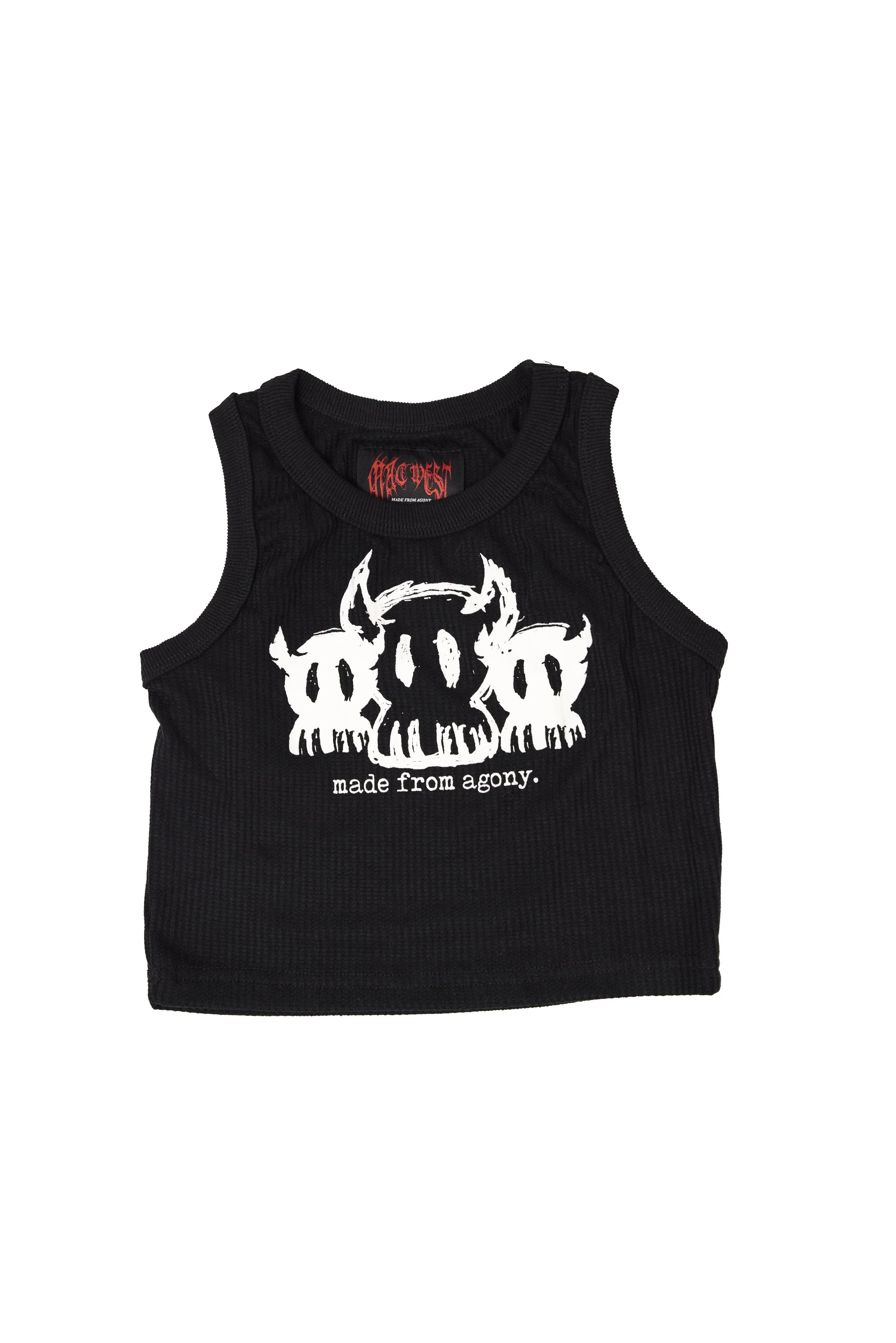 トップス machatt CROPPED VEST black Mango v-neck cropped vest in black | ASOS